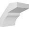 Ekena Millwork 5-in. W x 6-in. D x 6-in. H Monterey Architectural Grade PVC Knee Brace BRCP05X06X06MON - alternate 1